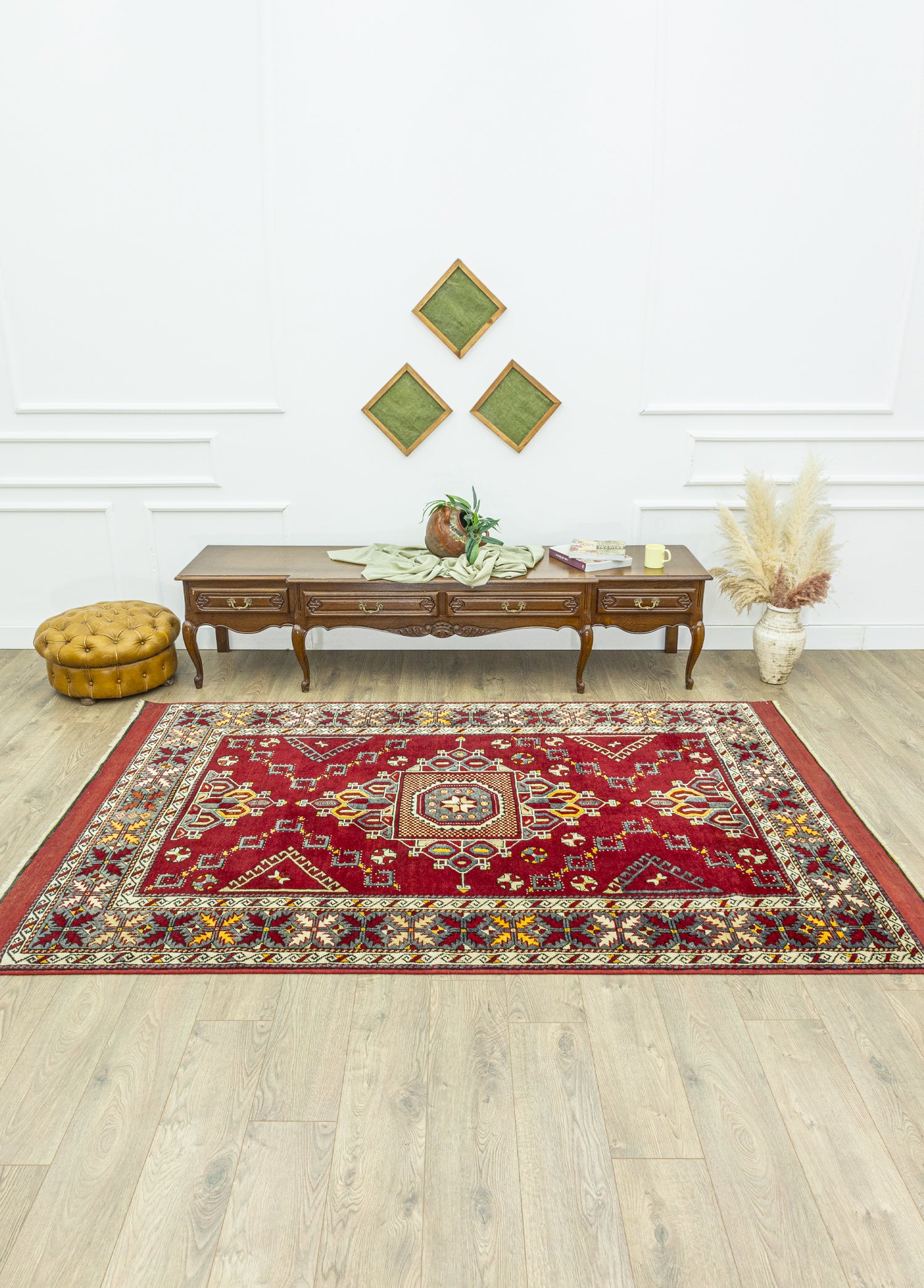 Darel Rustik Tasarımlı Köy Halısı 174x272 cm