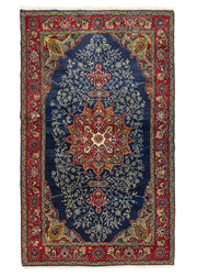 Hazan Madalyon Desenli Yün Halı 121x207 cm