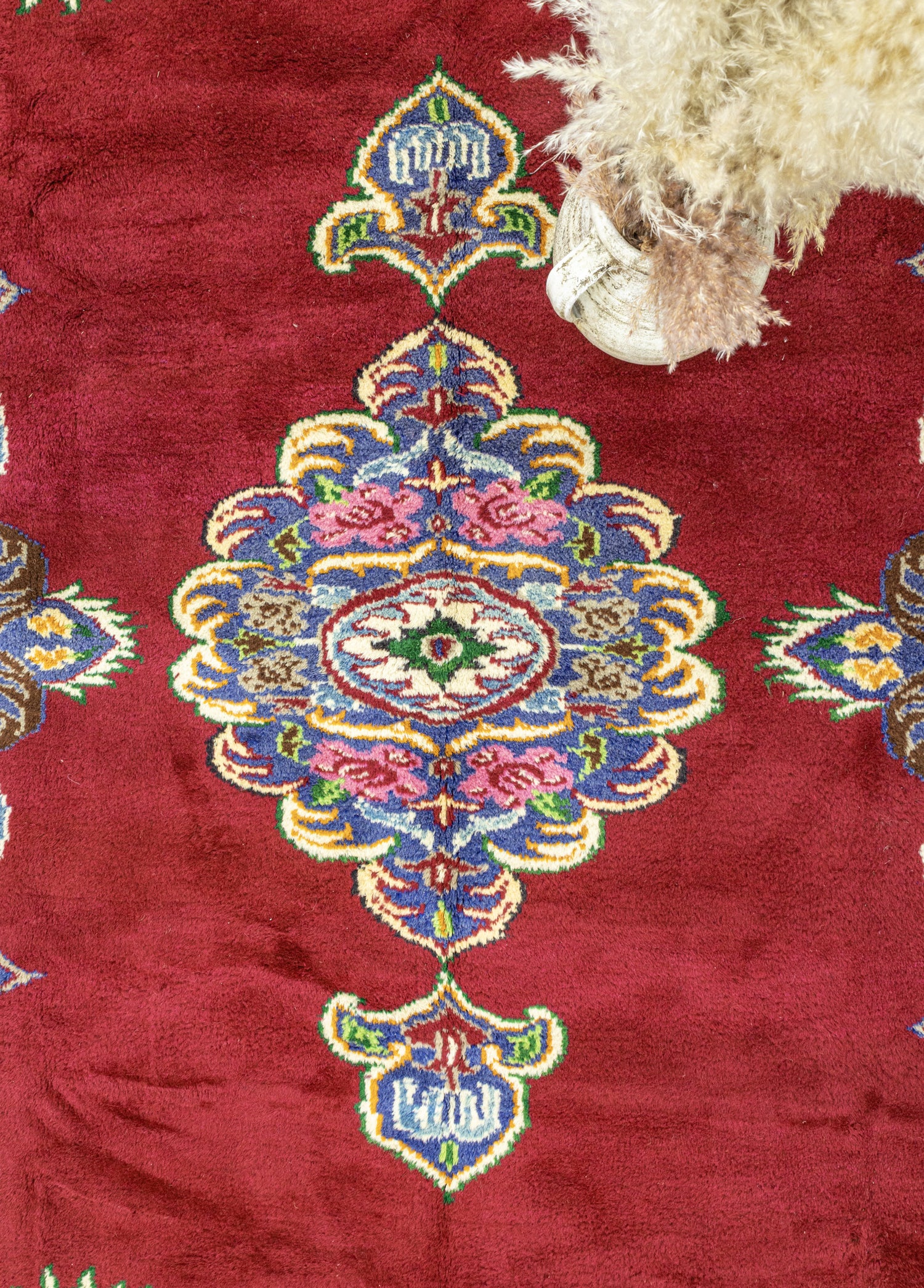 Beytus El Dokuma Kırmızı Köy Halısı 216x292 cm