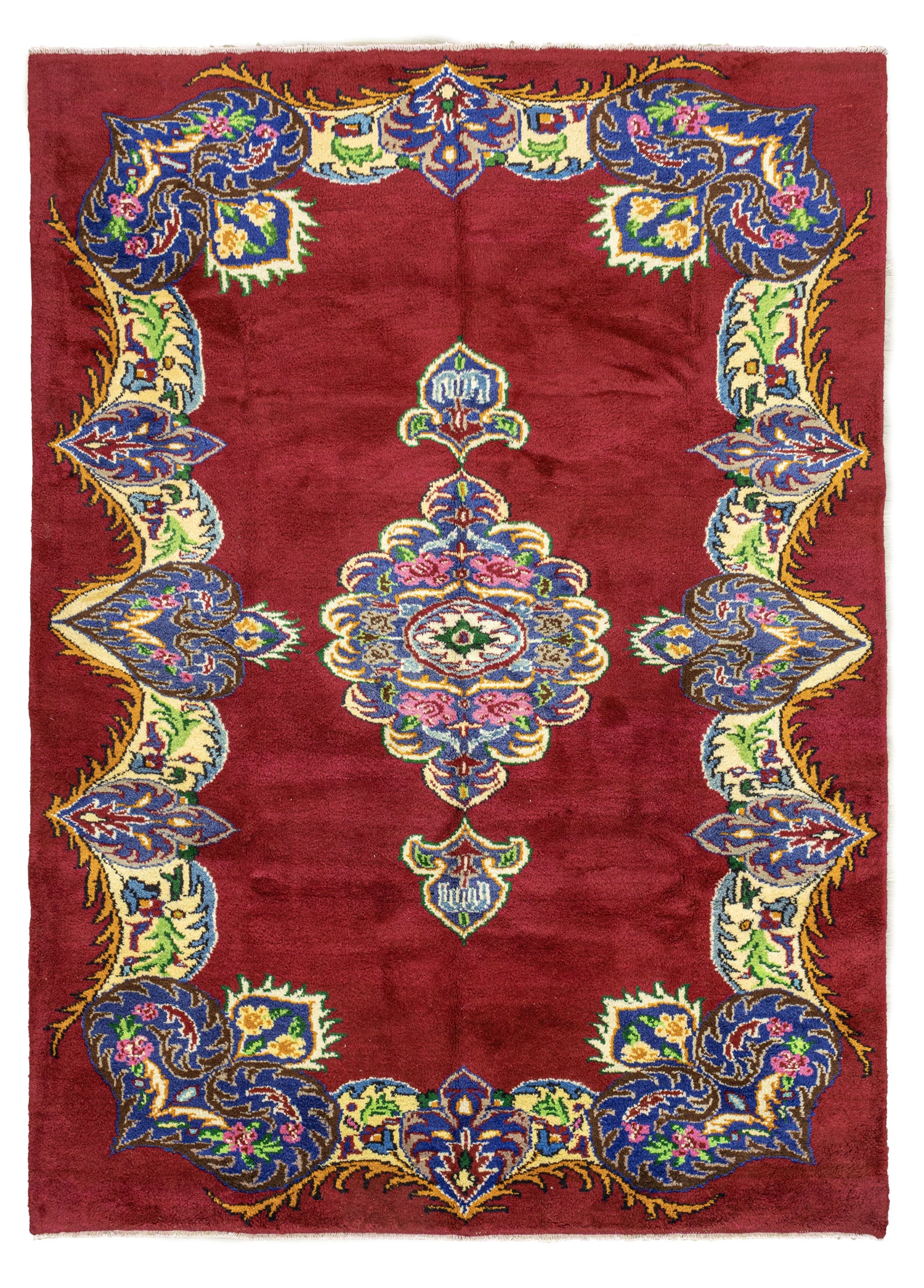 Beytus El Dokuma Kırmızı Köy Halısı 216x292 cm