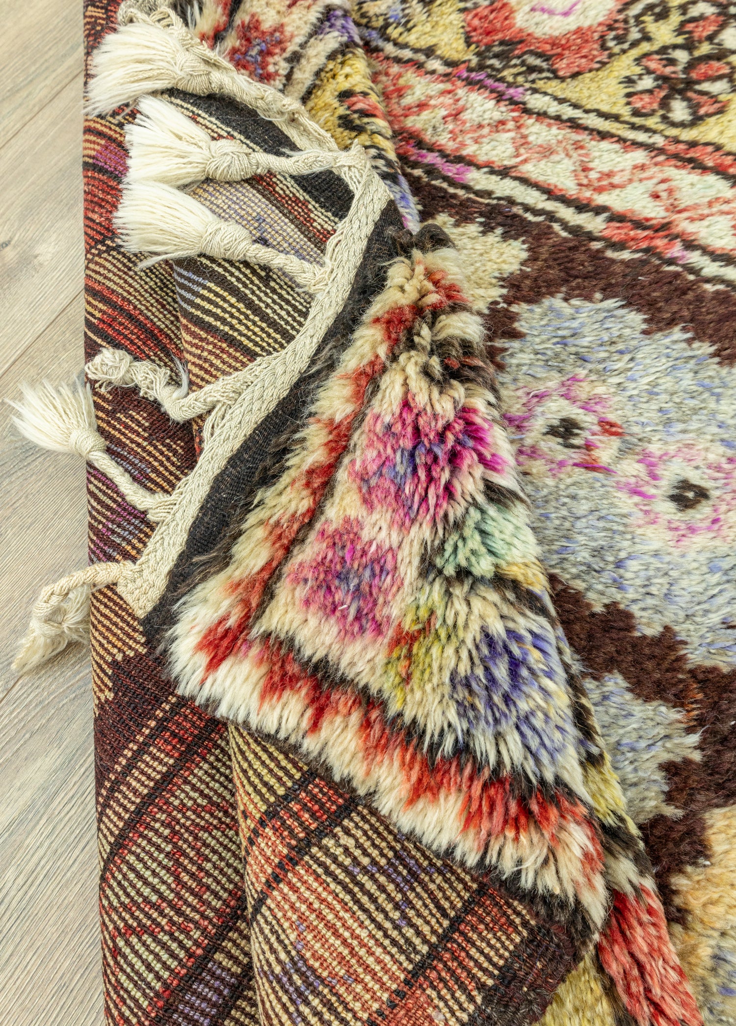 Laden Rustik Tasarımlı Tülü Halı 159x207