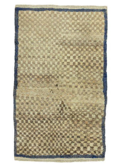 Gizel Dama Desenli Tülü Halı 136x227 cm