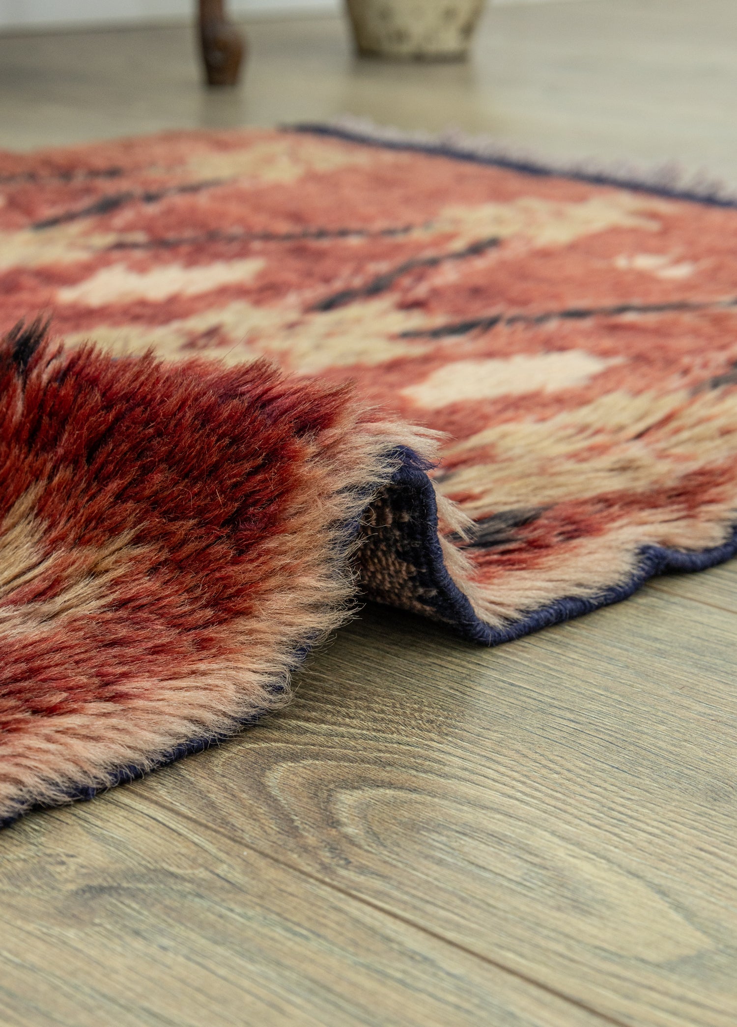 Vebra Etnik Tasarımlı Tülü Halı 72x154 cm