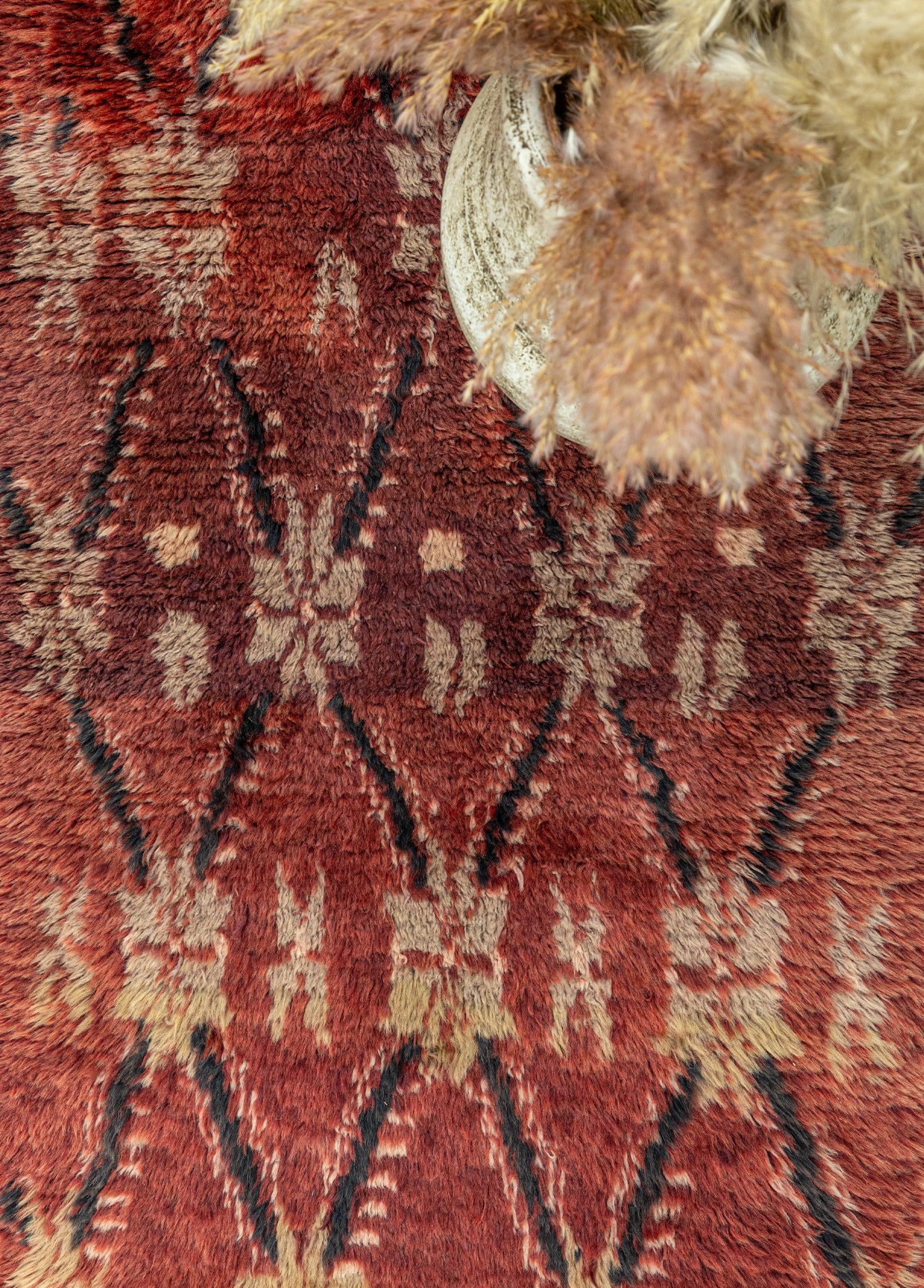 Vebra Etnik Tasarımlı Tülü Halı 72x154 cm