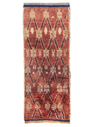 Vebra Etnik Tasarımlı Tülü Halı 72x154 cm