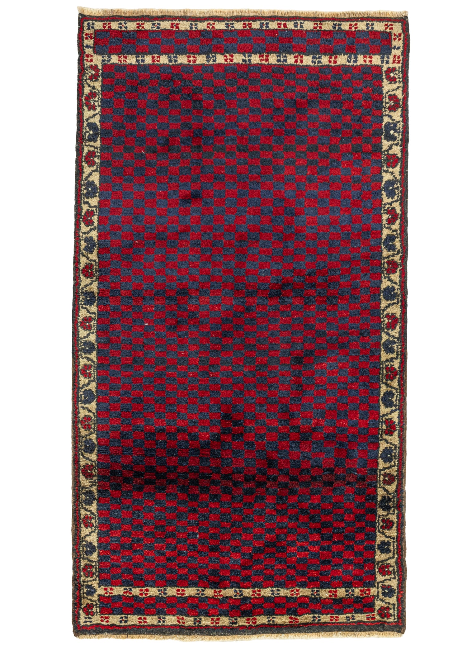 Karsu Damalı El Dokuma Tülü Halı 110x198 cm