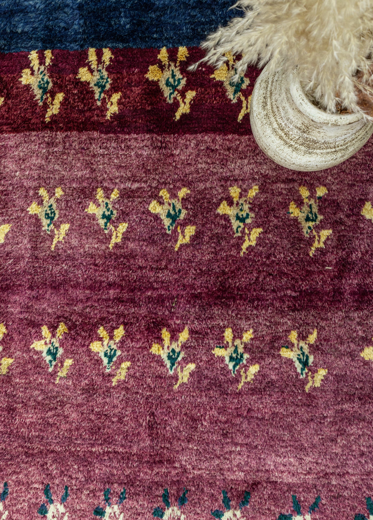 Tara Abrajlı El Dokuma Tülü Halı 122x177 cm