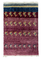 Tara Abrajlı El Dokuma Tülü Halı 122x177 cm