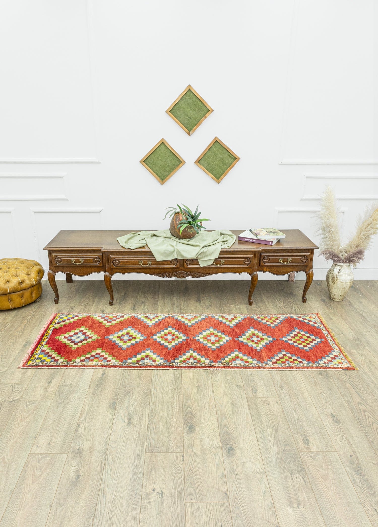 Prunus Geometrik Tasarımlı Halı Yolluk 76x218 cm