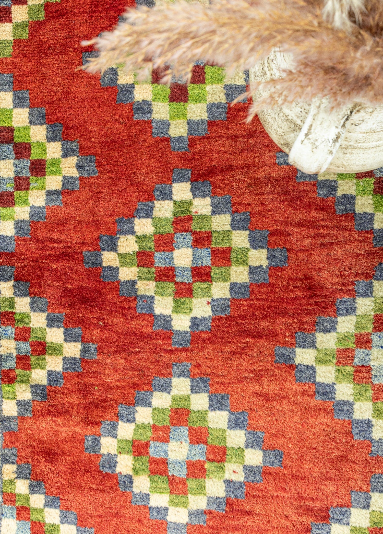 Prunus Geometrik Tasarımlı Halı Yolluk 76x218 cm