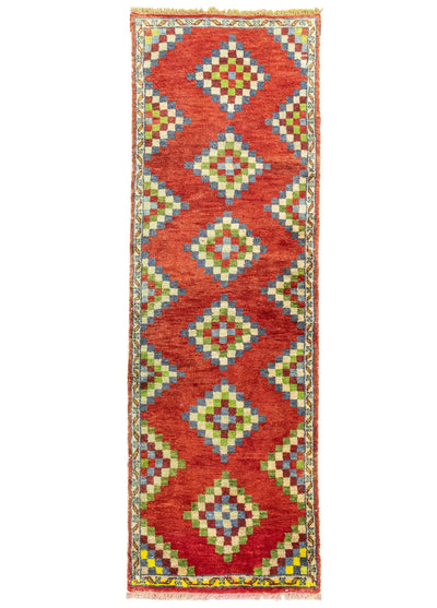 Prunus Geometrik Tasarımlı Halı Yolluk 76x218 cm