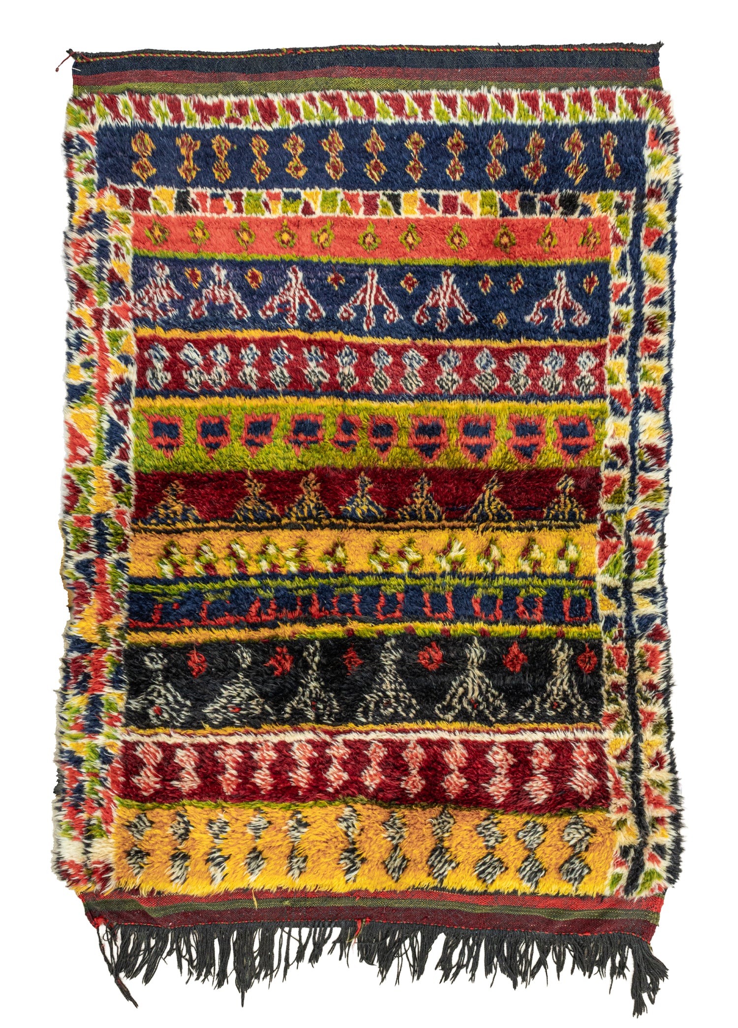 Barak Renkli Dekoratif Yatak Halı 129x173
