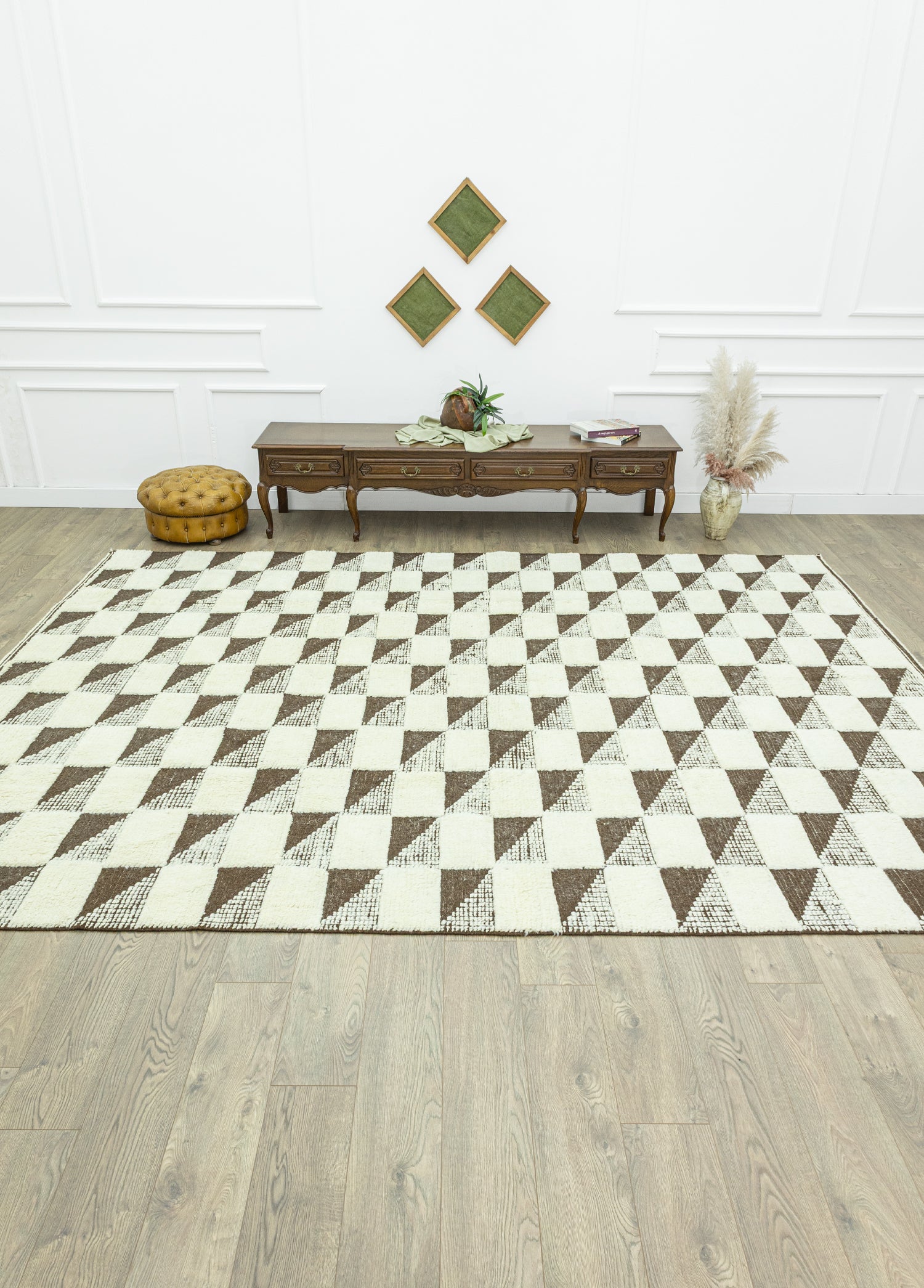 Timer Geometrik Tasarımlı Halı 285x383 cm