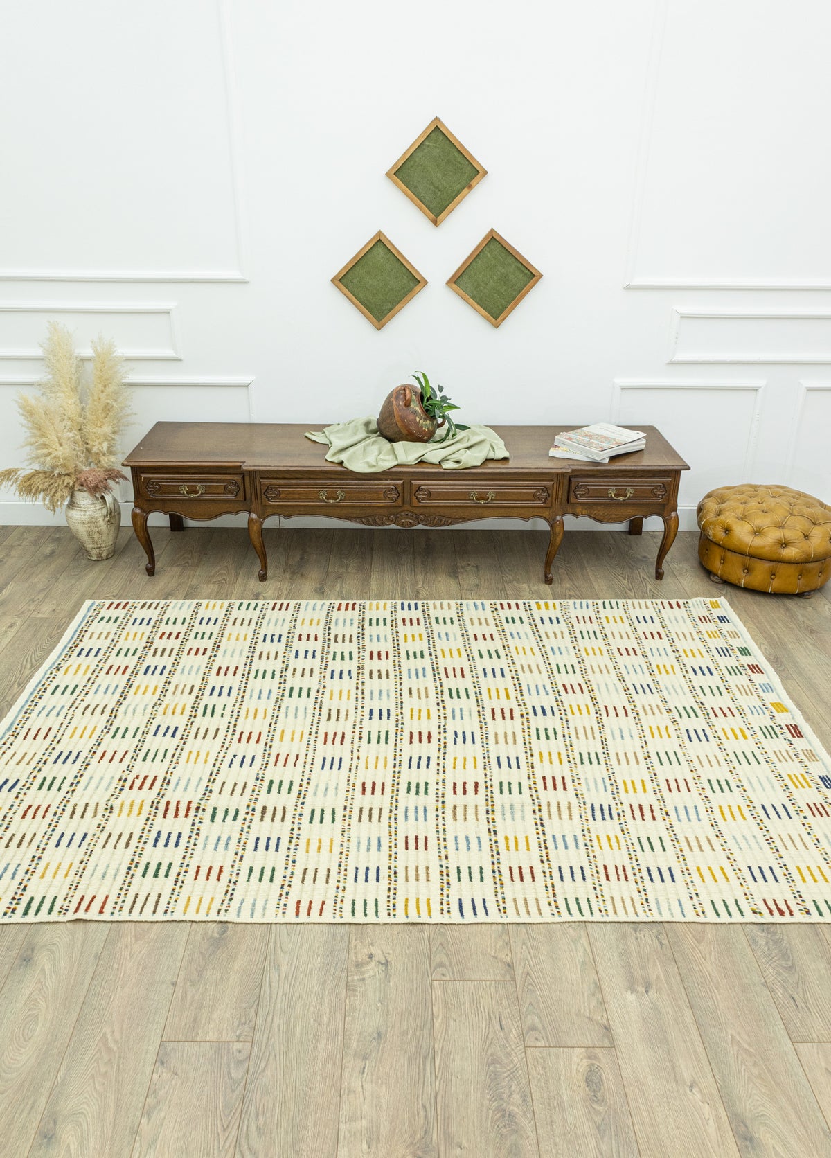 Seyra Modern Tasarımlı Yün Halı 156x259 cm