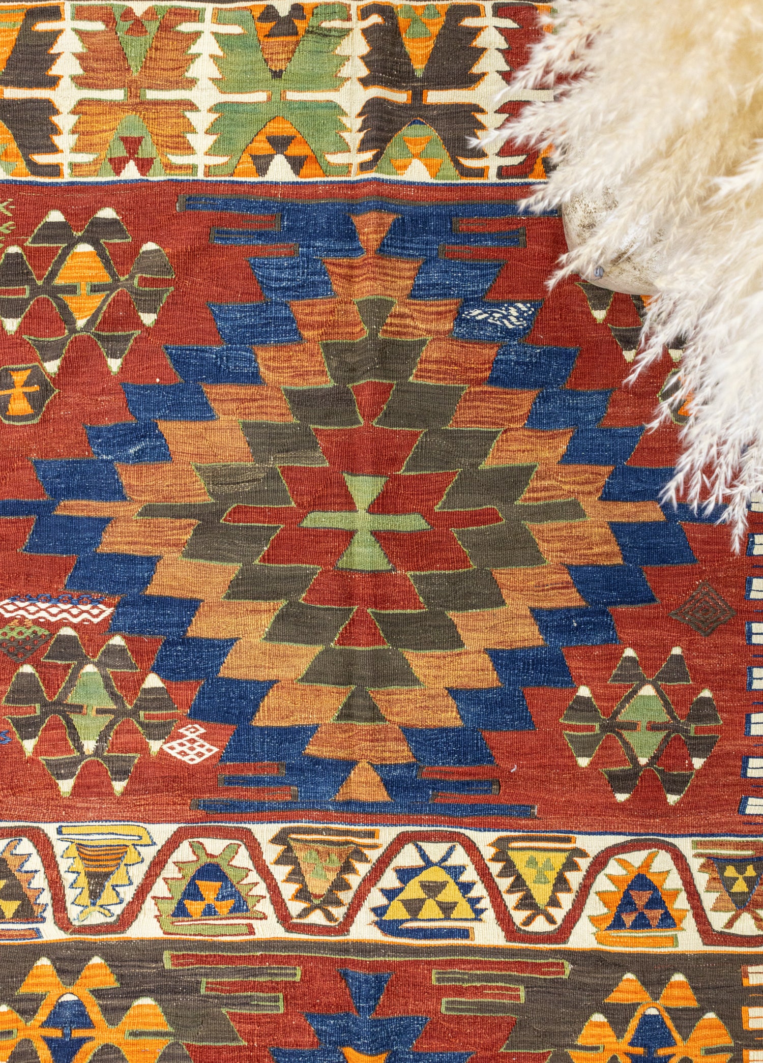 Konya, Bulumya El Dokuma Antika Kilim Yolluk 149x417 cm