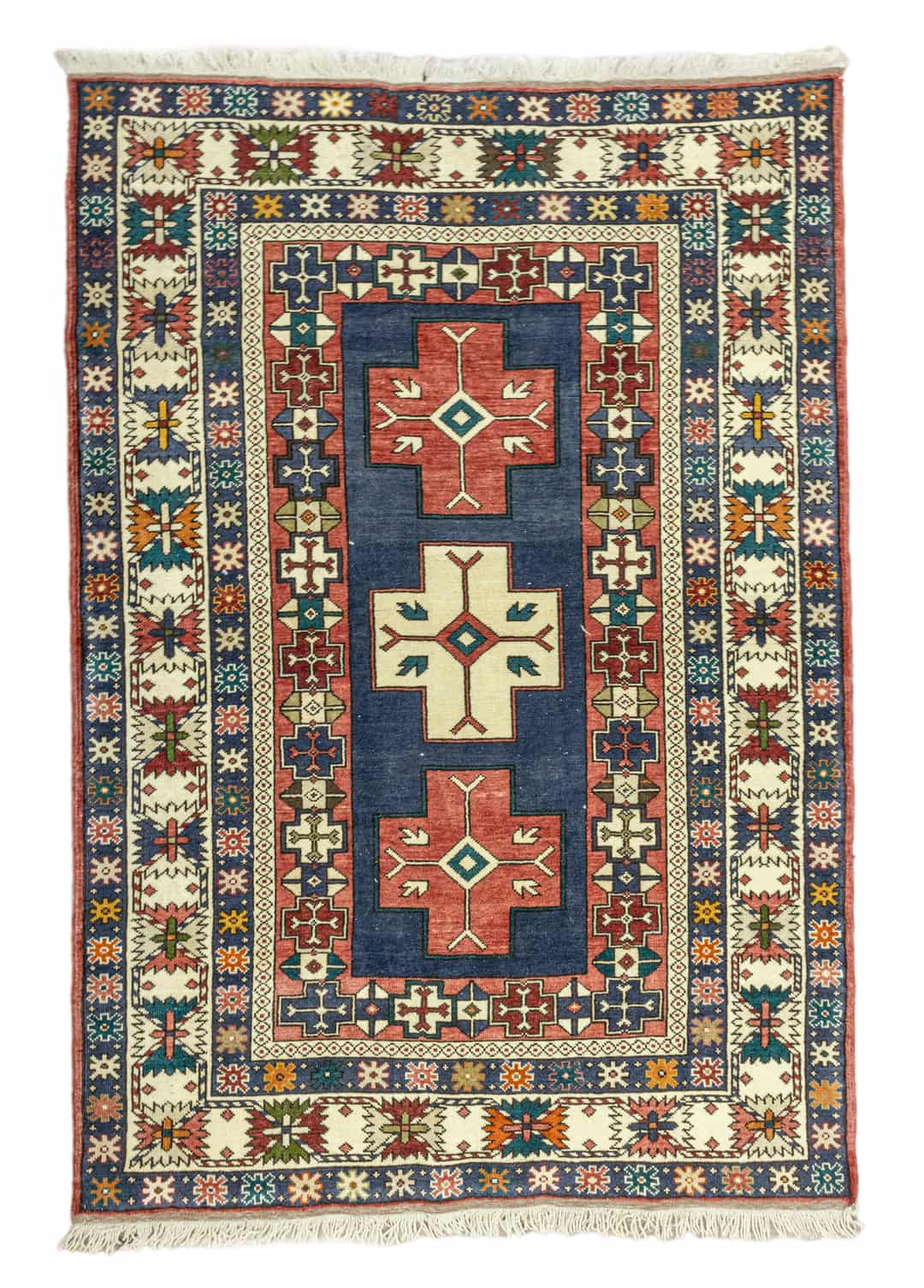 Ciroft Geometrik Tasarımlı Yün Halı 146x214 cm