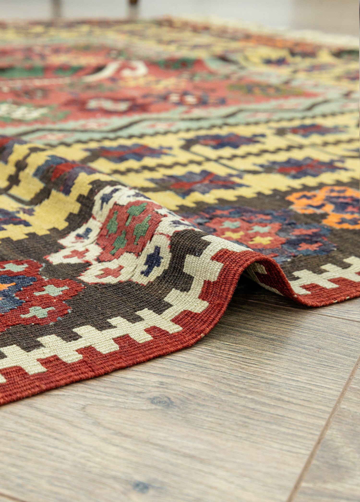 Erzurum, El Dokuma Antika Yün Kilim