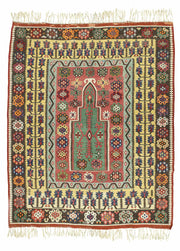 Erzurum, El Dokuma Antika Yün Kilim 