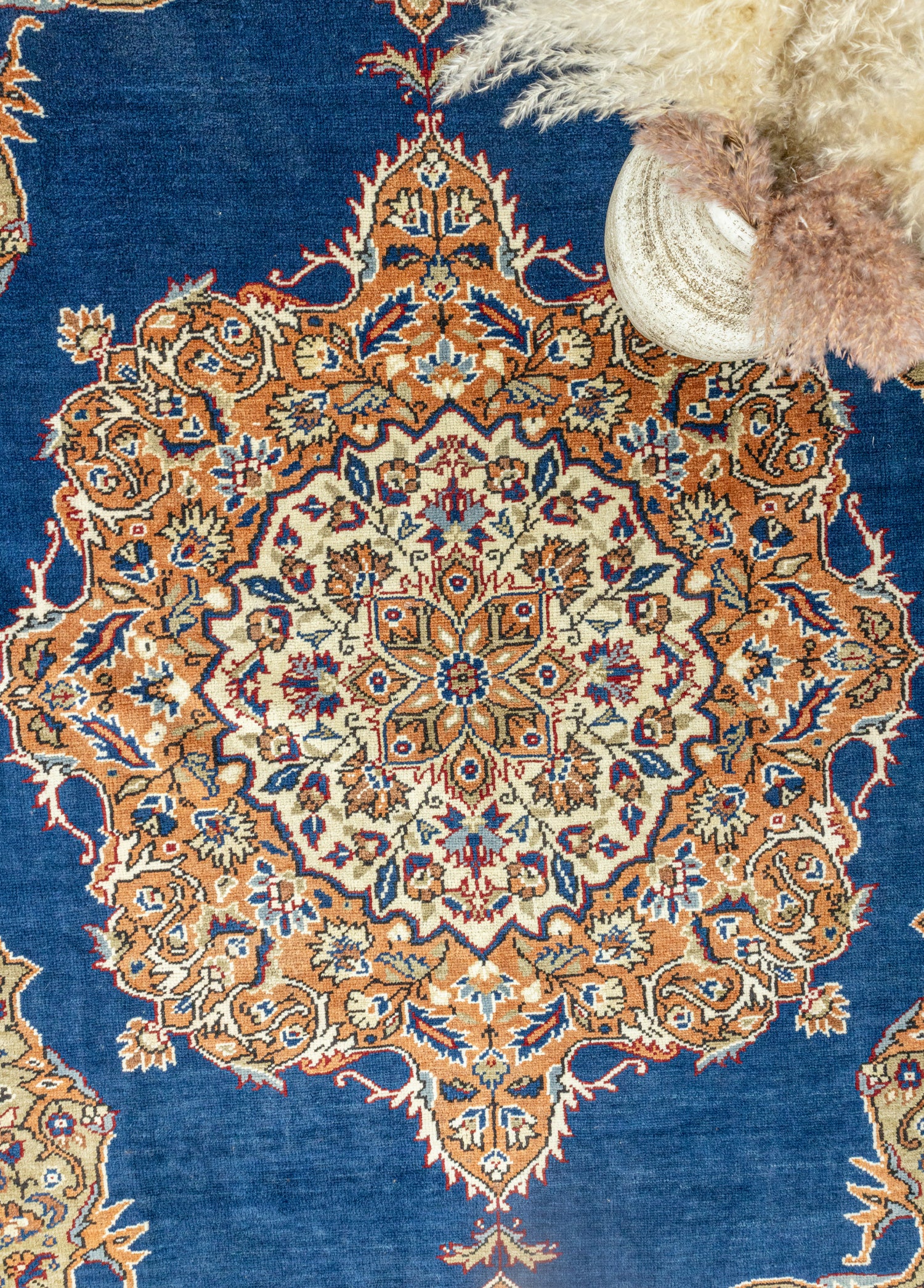Beyreli Madalyon Tasarımlı El Dokuma Halı 169x290 cm