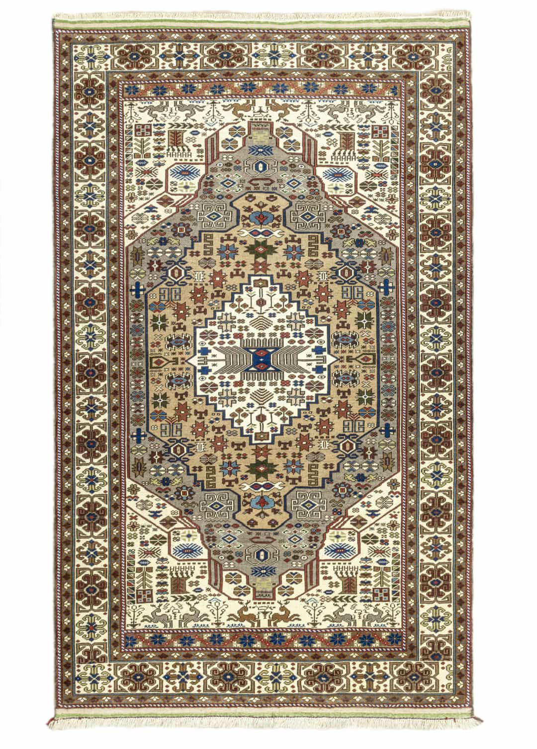 Zeine El Dokuma Yün Obruk Halısı 163x253 cm