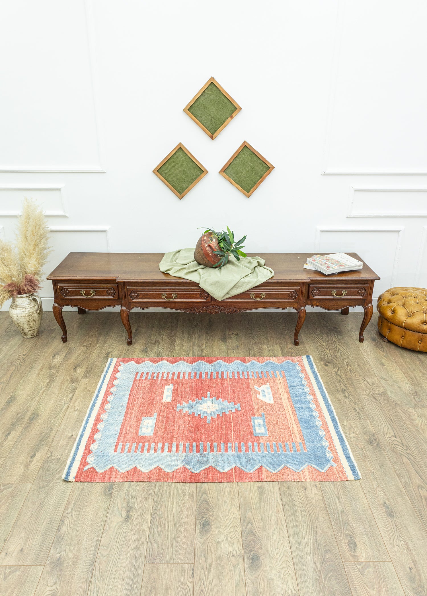 Azelya Dekoratif Yün Halı Kilim 106x140 cm