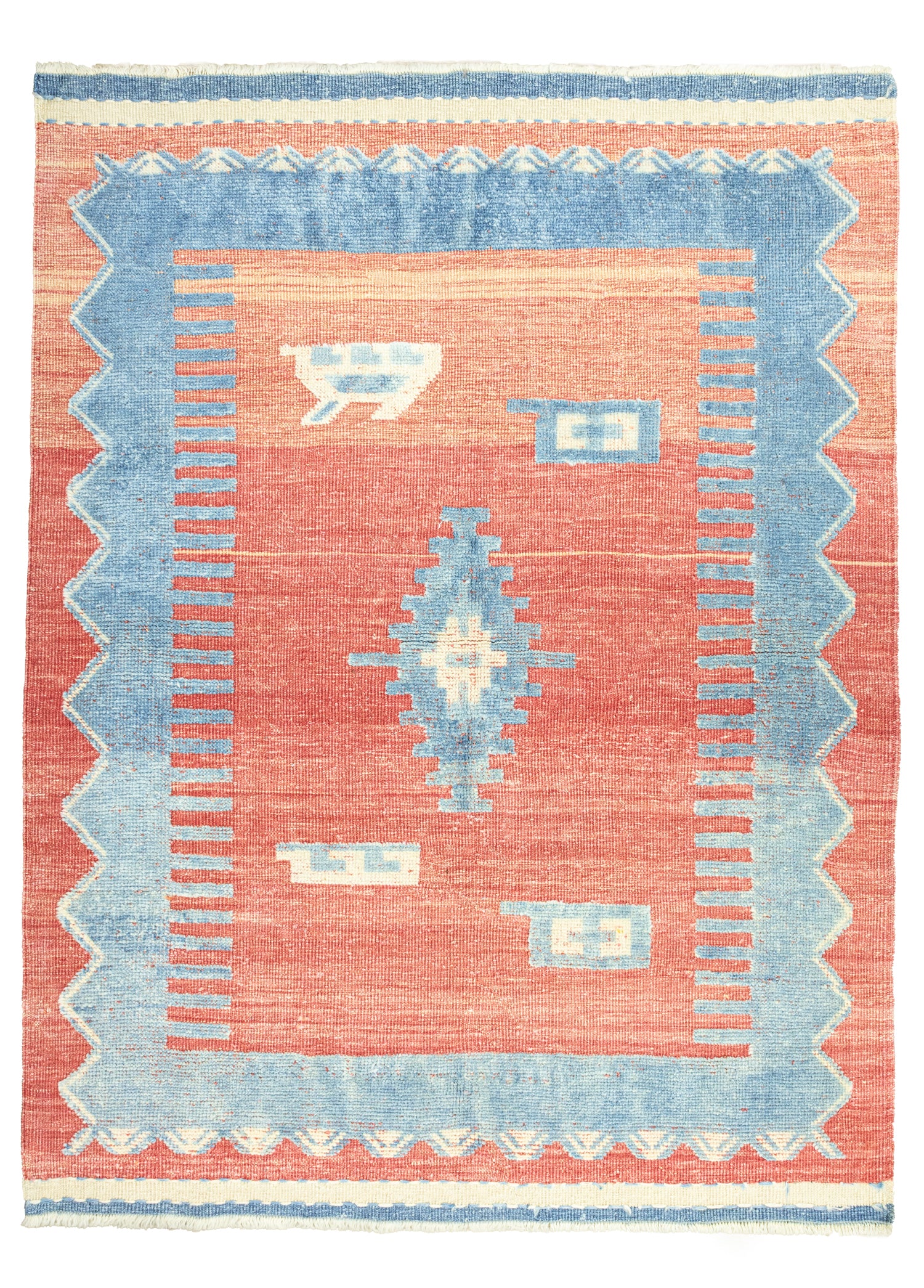 Azelya Dekoratif Yün Halı Kilim 106x140 cm