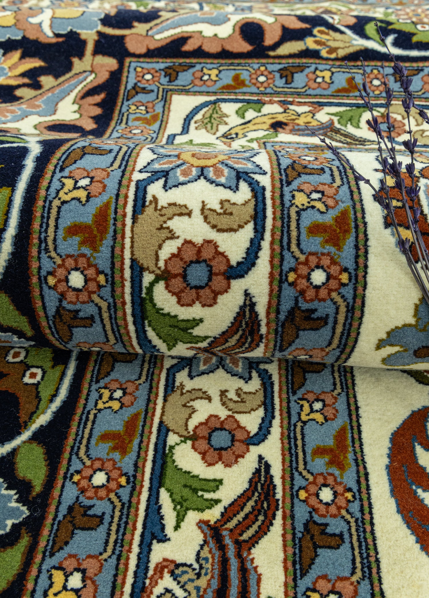 Zahedan El Dokuma Büyük İsfahan Halısı 410x570 cm