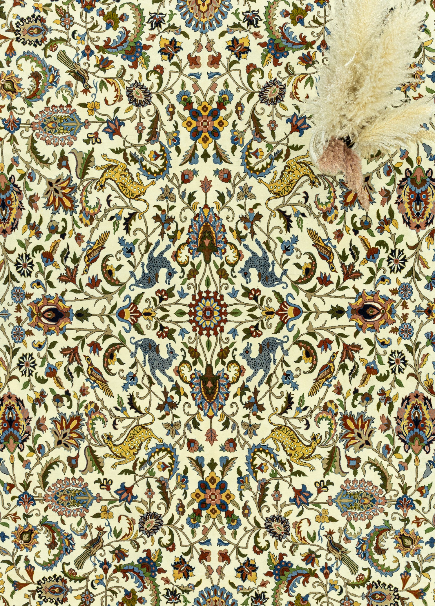 Zahedan El Dokuma Büyük İsfahan Halısı 410x570 cm