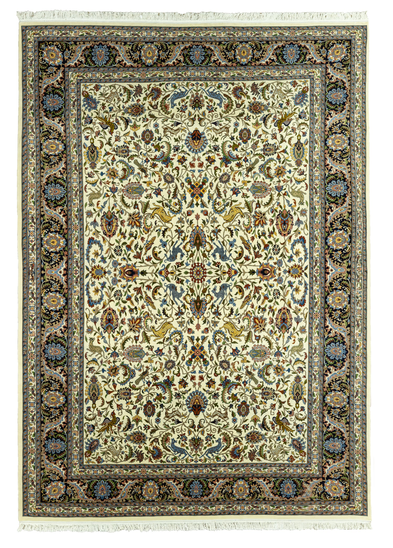 Zahedan El Dokuma Büyük İsfahan Halısı 410x570 cm