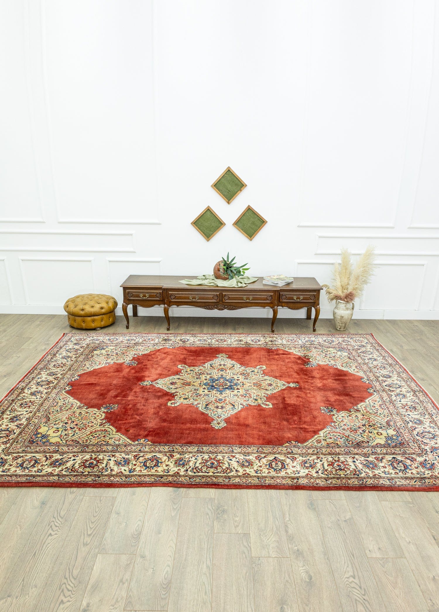 Ostan El Dokuma İran Keşan Halı 263x355 cm