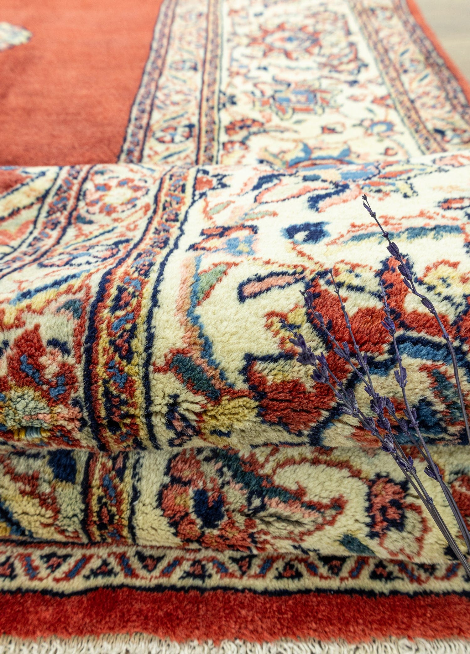 Ostan El Dokuma İran Keşan Halı 263x355 cm