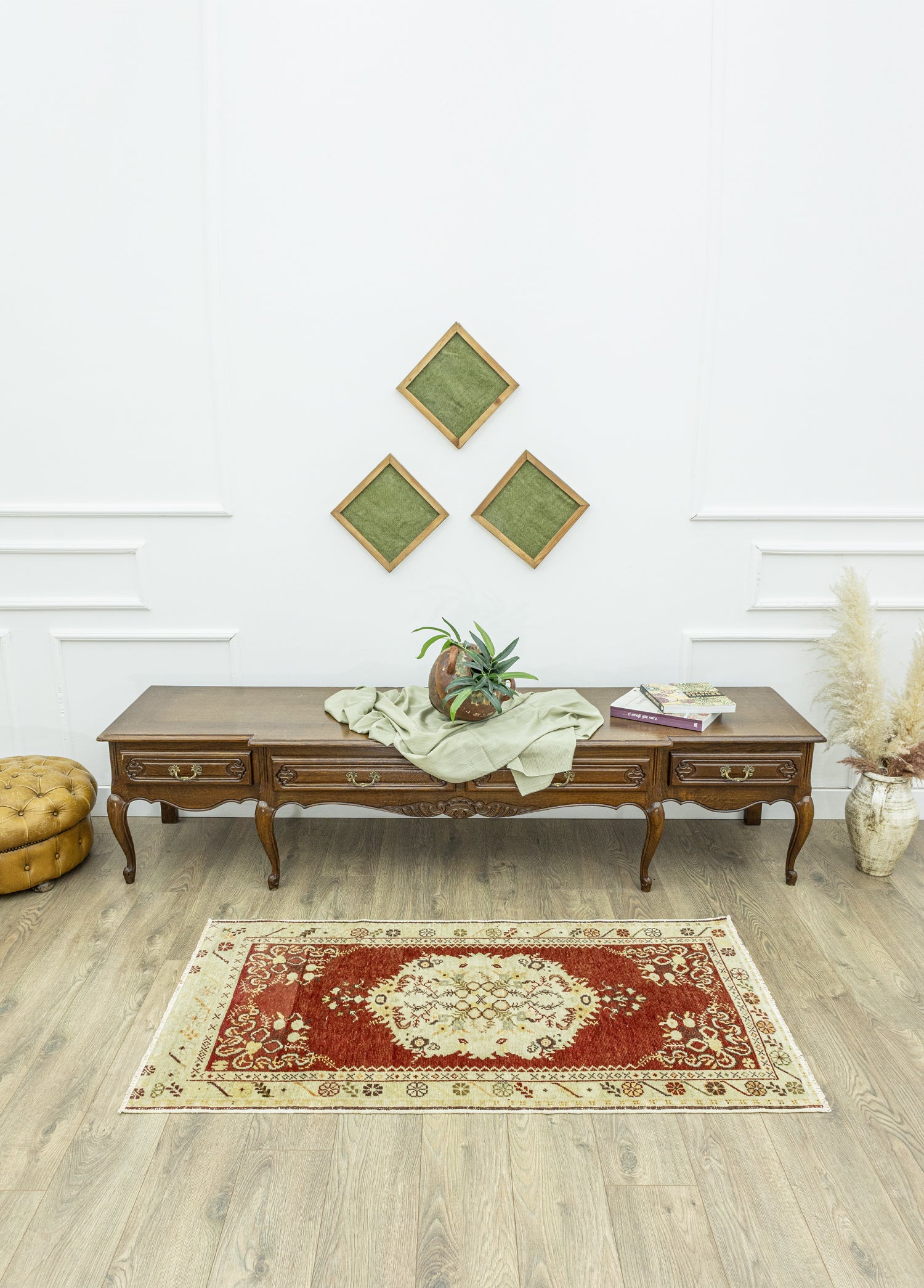 Kaman Vintage El Dokuma Halı 78x157 cm