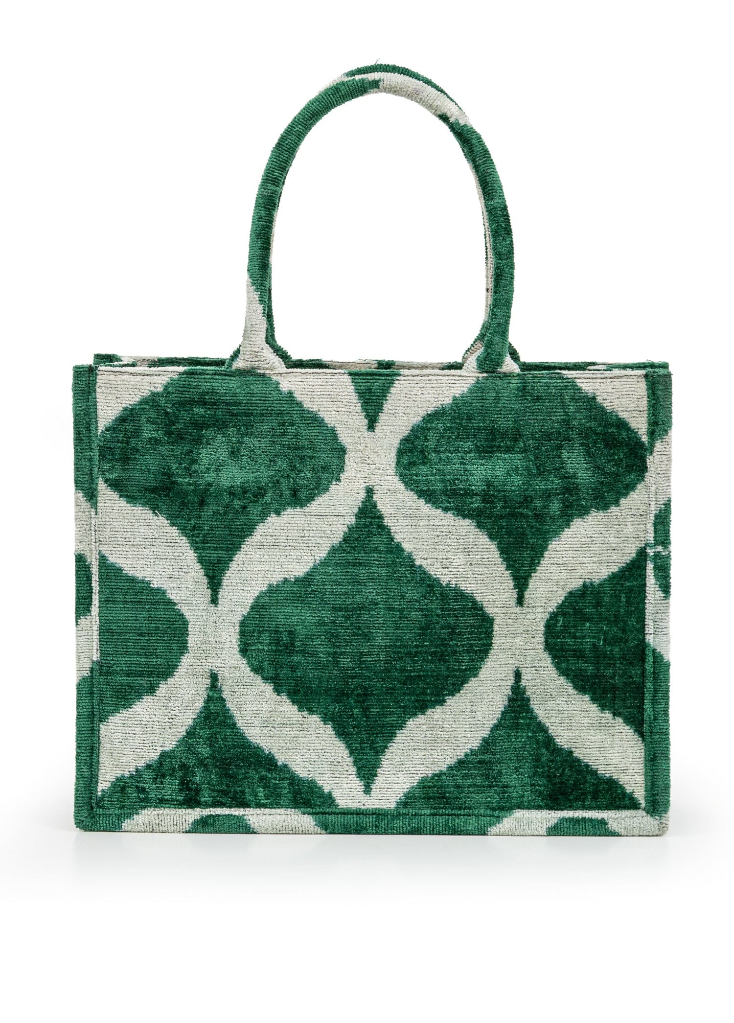 Abike El Yapımı Yeşil İkat Çanta