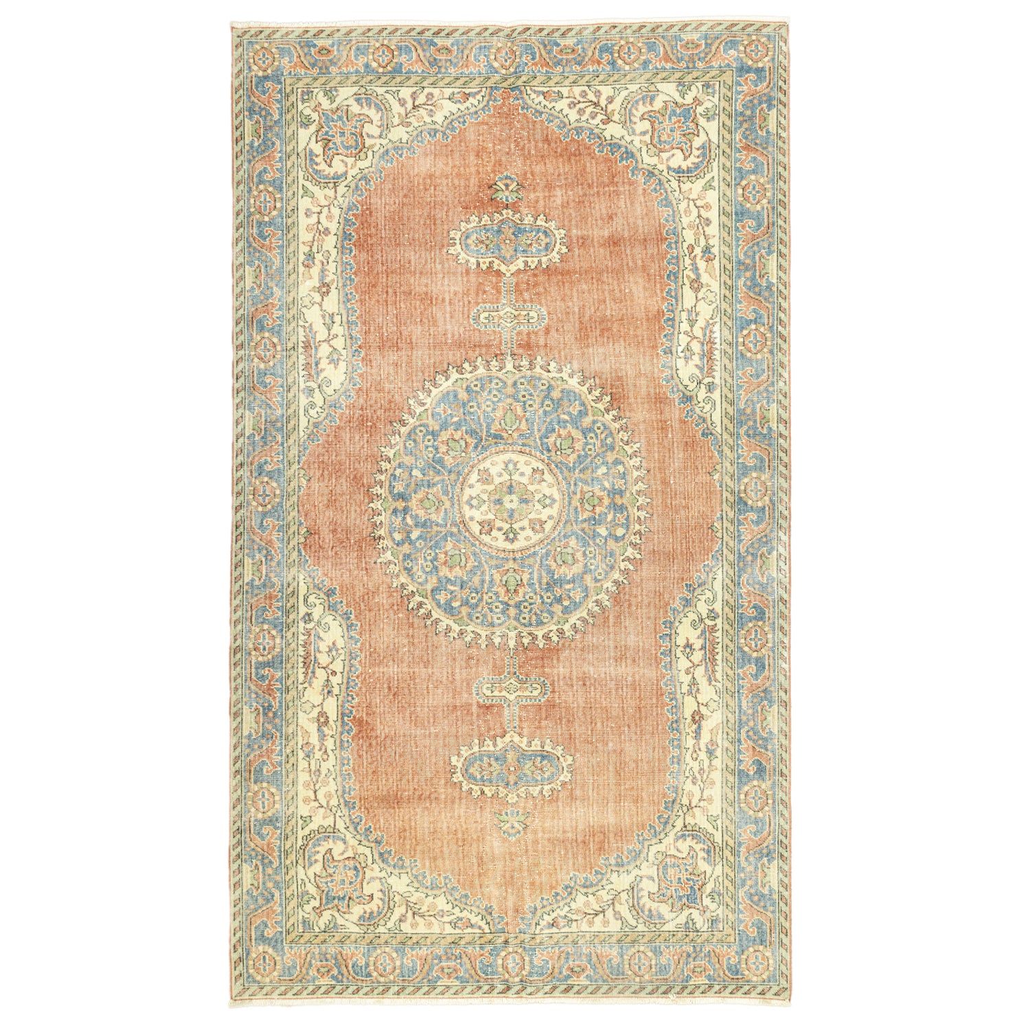 Camel Madalyon Desenli Halı 190x310 cm