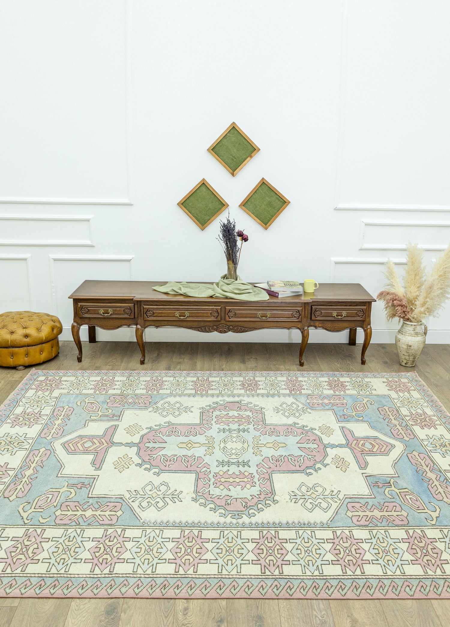 Vidadi Rustik Tasarımlı Yün Halı 224x281 cm