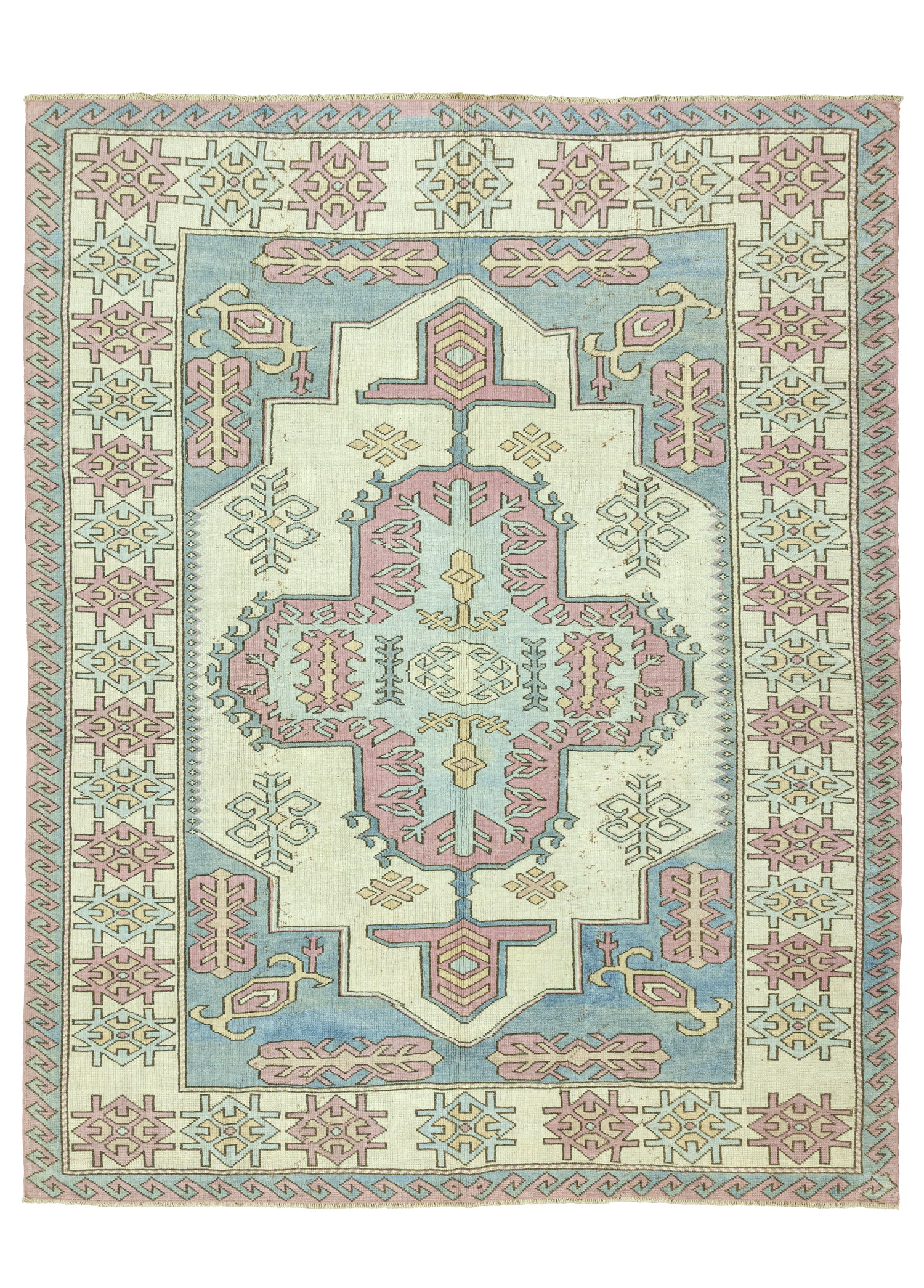 Vidadi Rustik Tasarımlı Yün Halı 224x281 cm