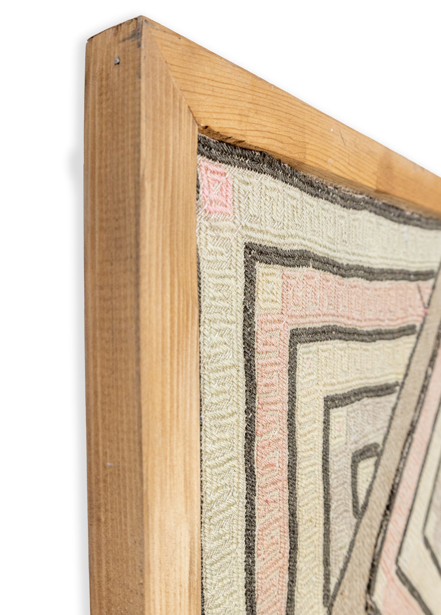 Perni Geometrik Halı Motifli Duvar Çerçevesi 70x50 cm