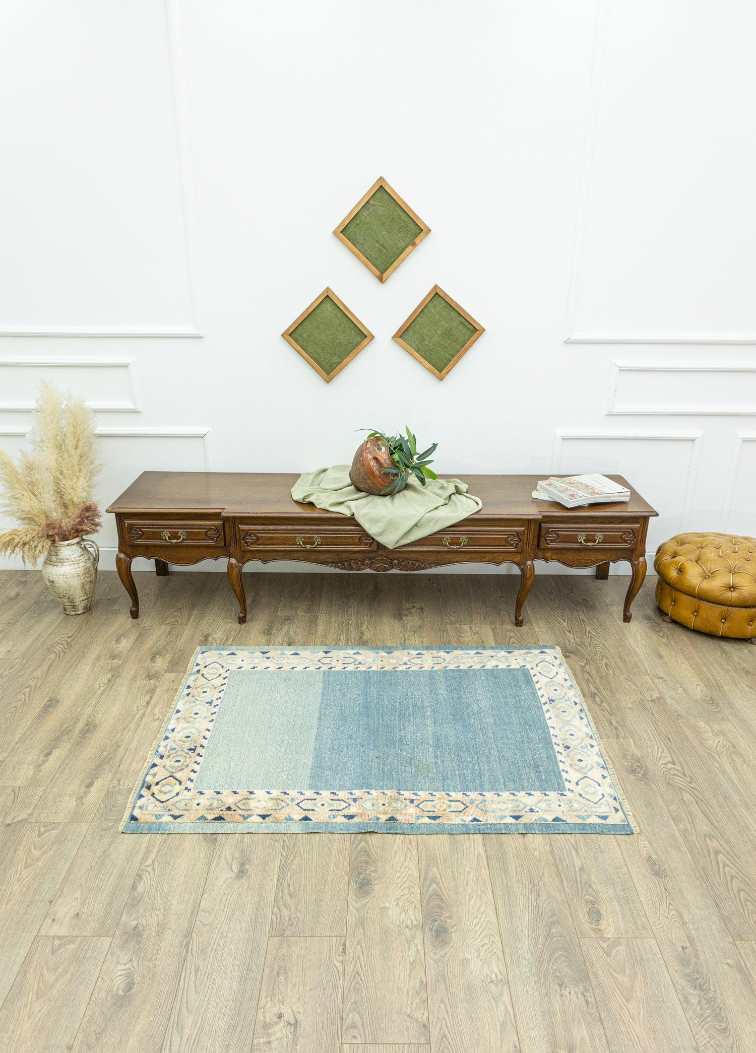 Solen Abrajlı El Dokuma Halı Kilim 107x148 cm