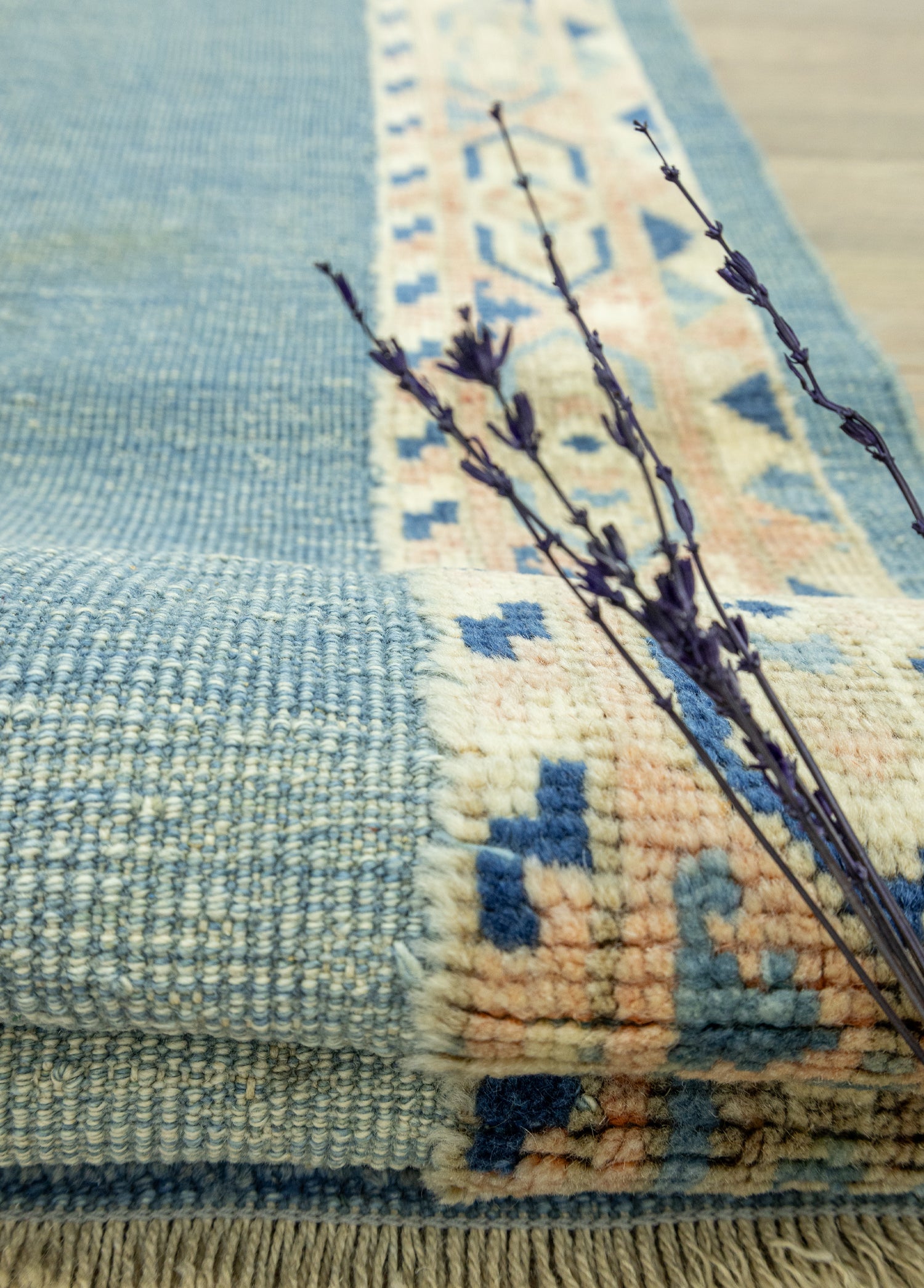 Solen Abrajlı El Dokuma Halı Kilim 107x148 cm