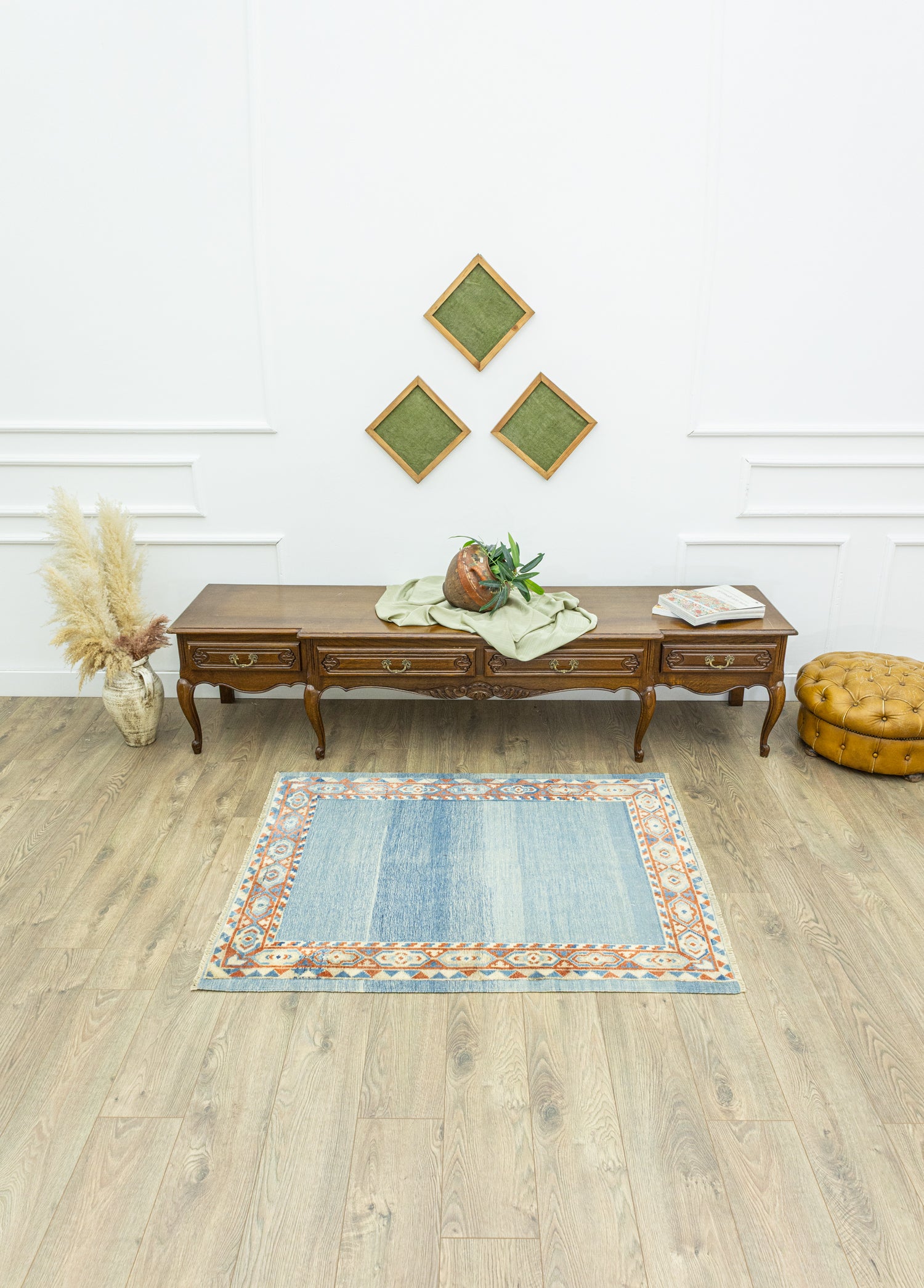 Avenor Kök Boya Halı Kilim 112x142 cm