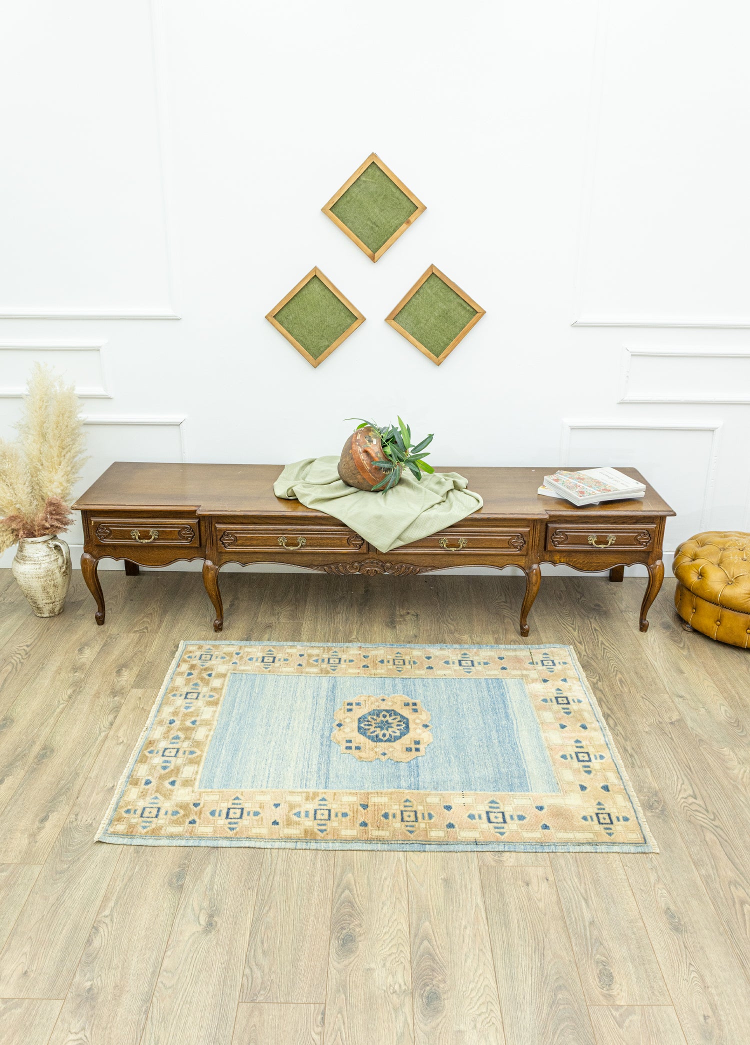 Nikki Abrajlı El Dokuma Halı Kilim 108x150 cm