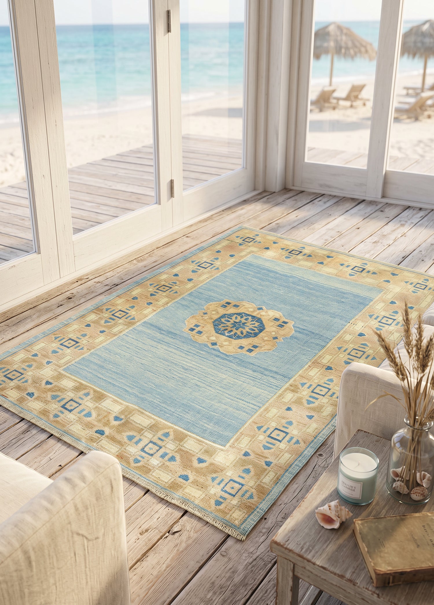 Nikki Abrajlı El Dokuma Halı Kilim 108x150 cm