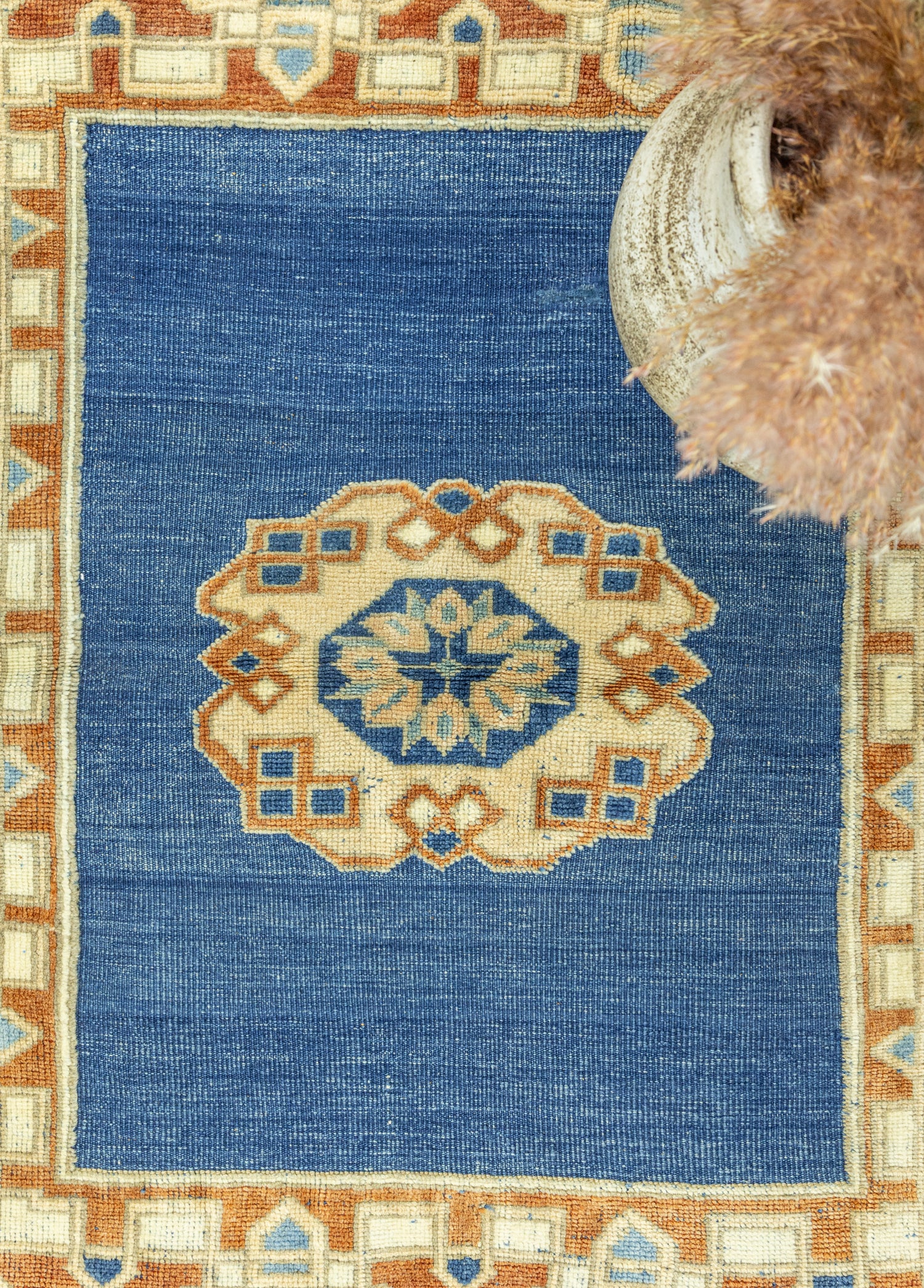 Zinya Dekoratif Yün Halı Kilim 107x120 cm
