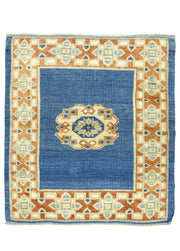 Zinya Dekoratif Yün Halı Kilim 107x120 cm