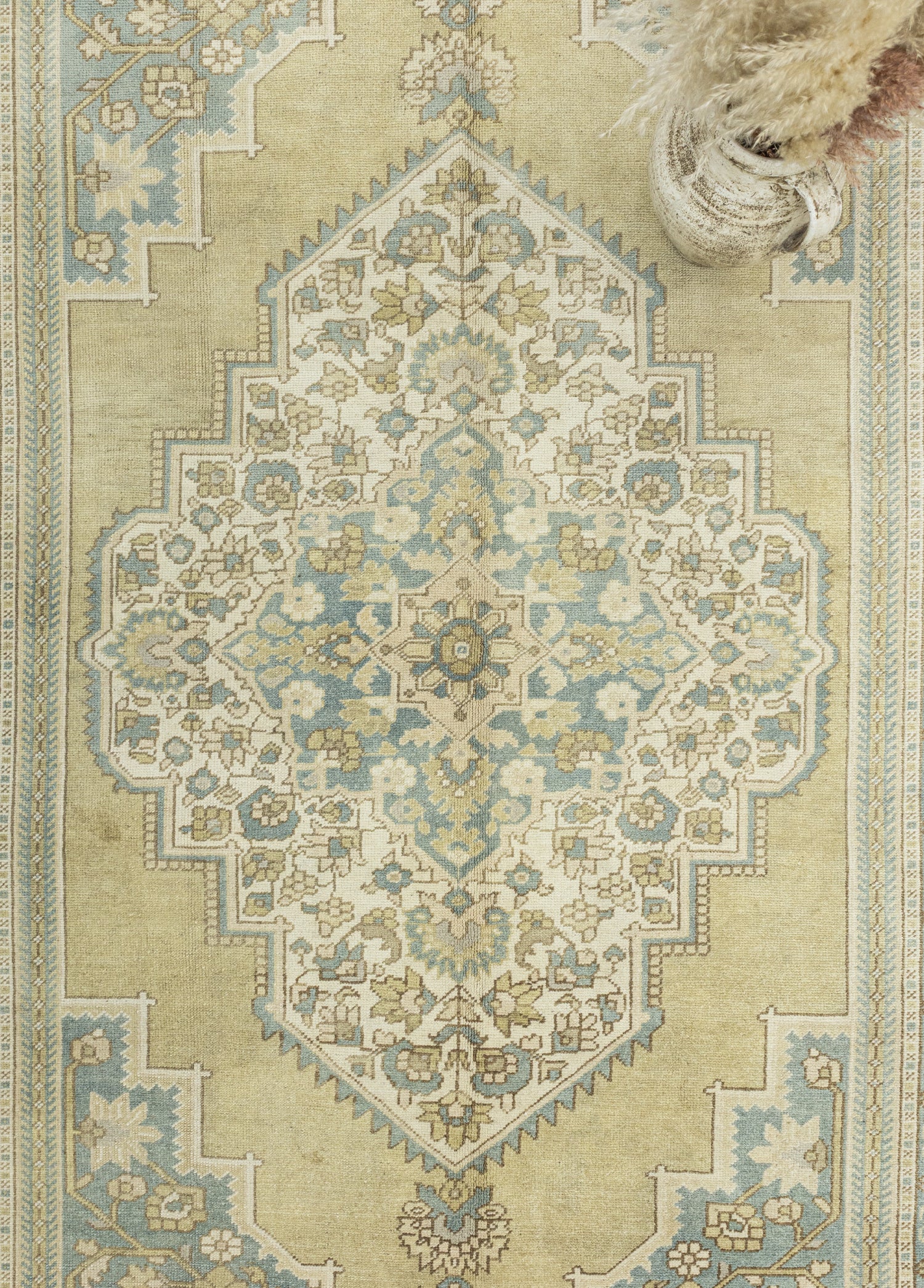 Fulya Pastel Renkli El Dokuma Yün Halı 189x322 cm