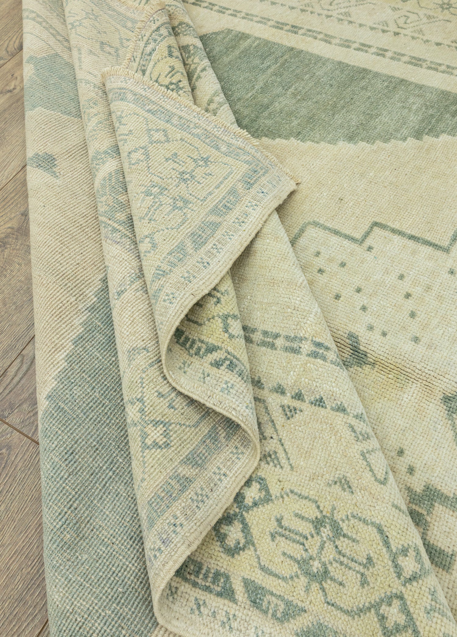 Leylak Vintage El Dokuma Yün Halı 151x278 cm