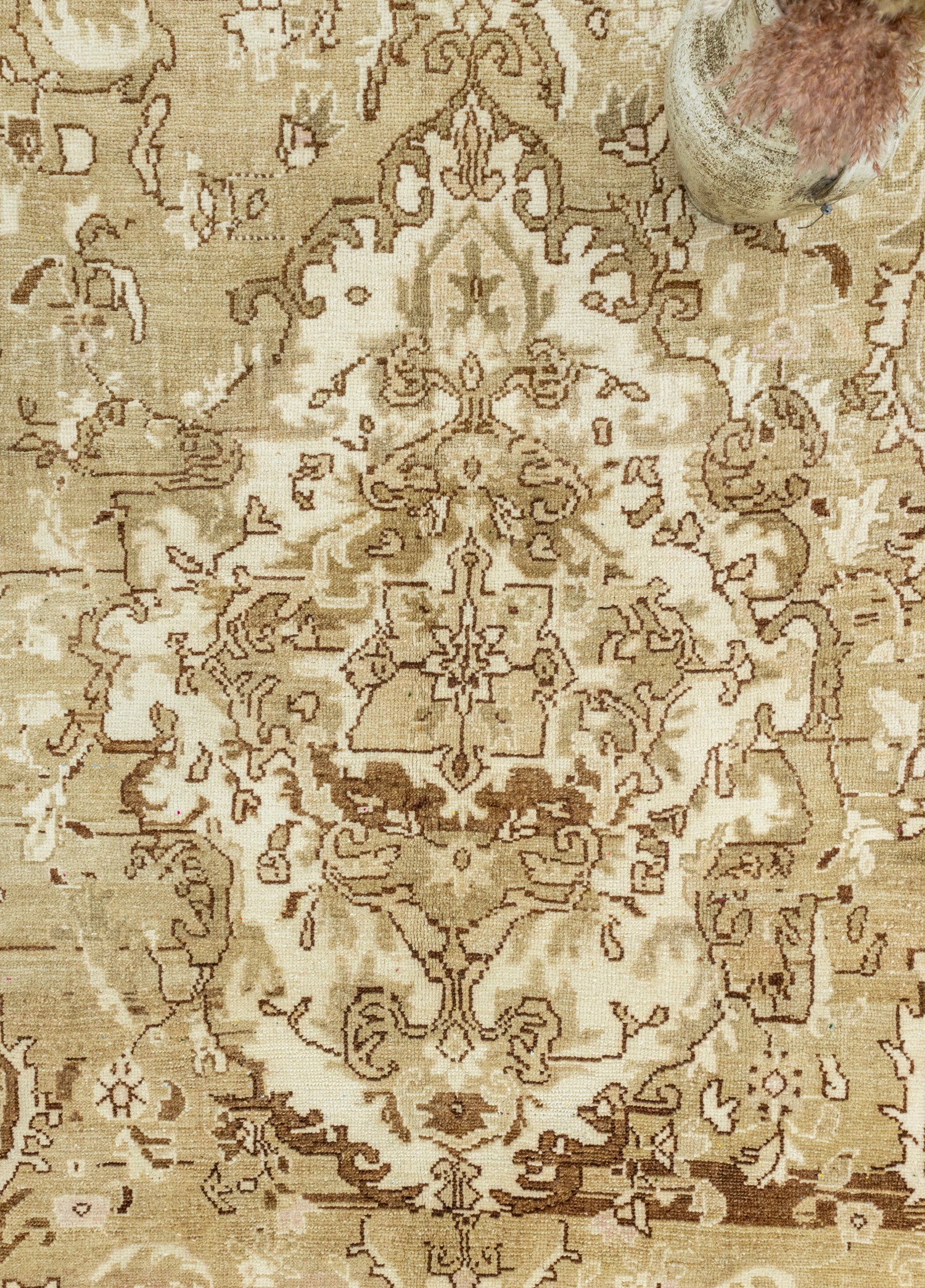 Siyat El Dokuma Natural Renkli Organik Yün Halı 199x294 cm