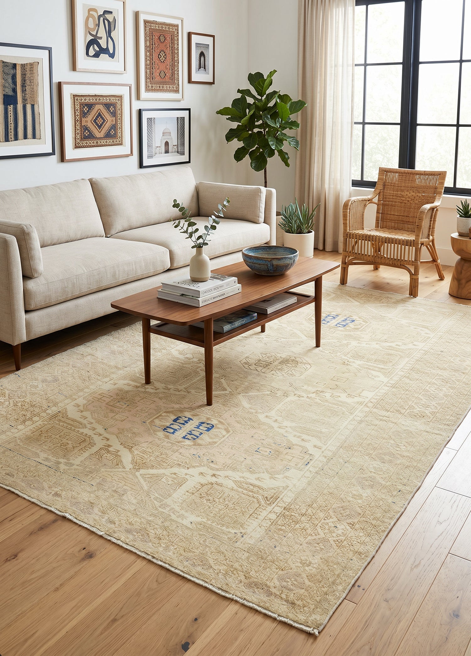 Karter Vintage El Dokuma Halı 165x258 cm