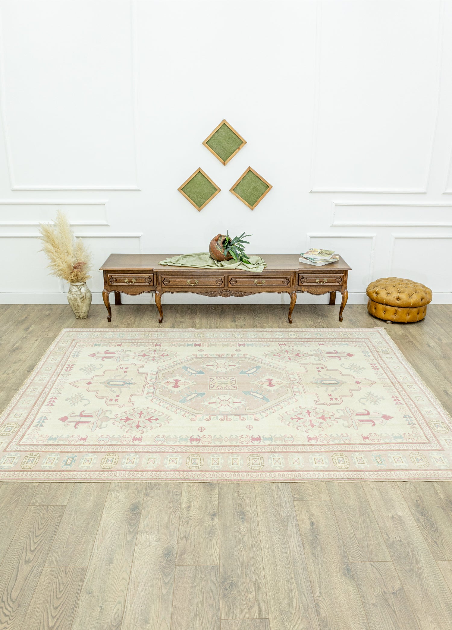 Madlen Rustik Tasarımlı Yün Halı 215x291 cm