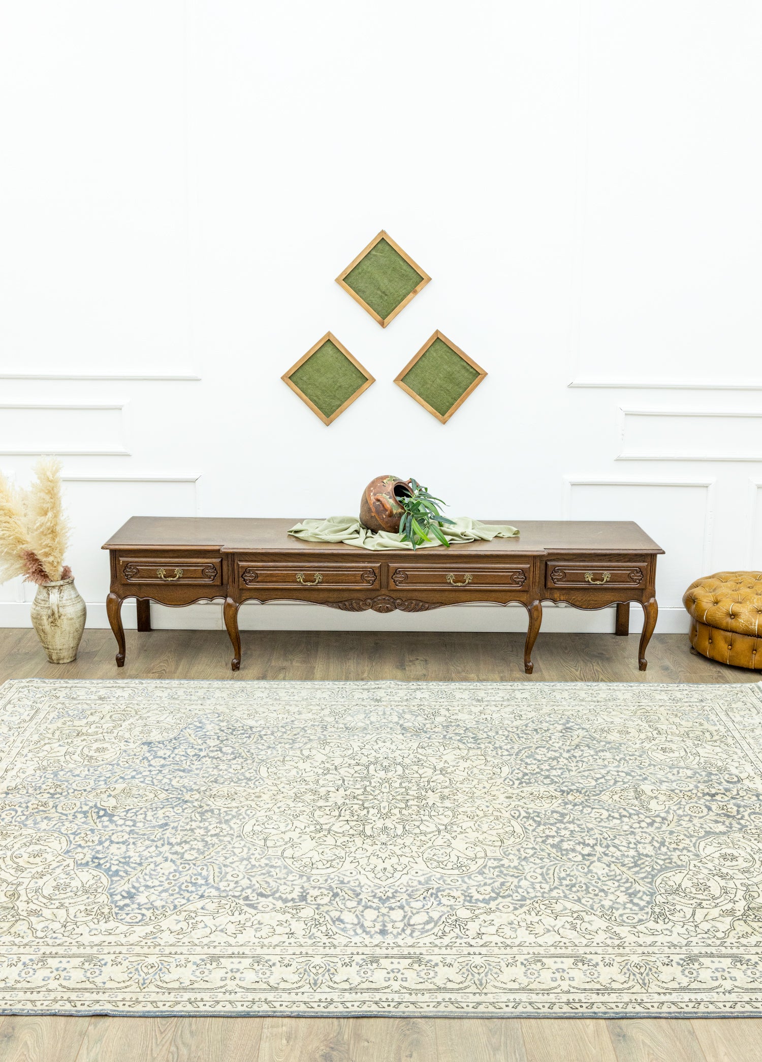 Boris Vintage Wool Ladik Carpet 204x302 cm